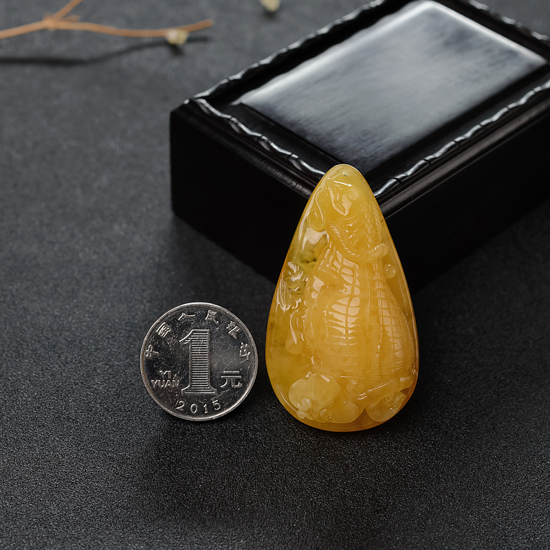 蜜蜡年年有余-红掌柜