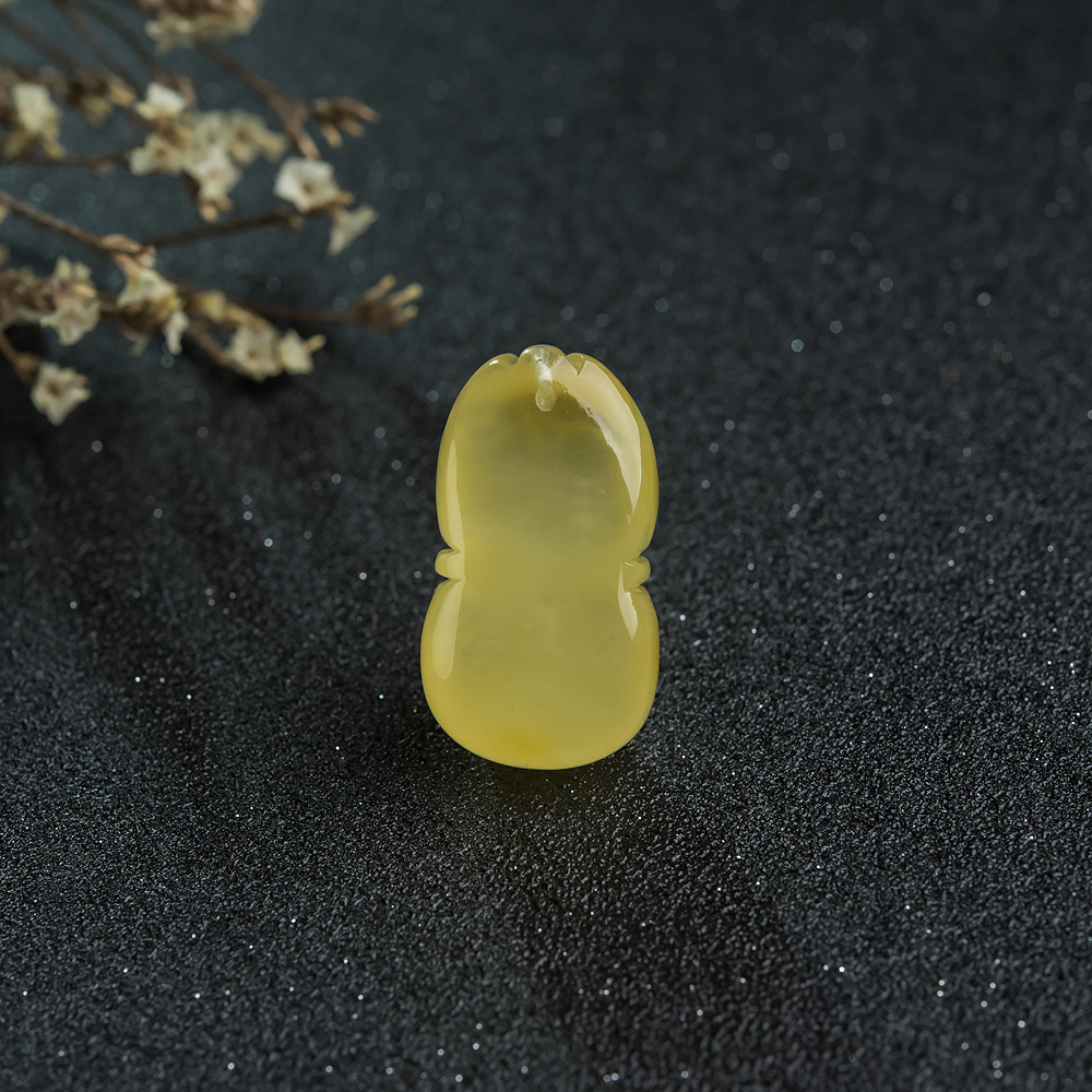 天然金绞蜜猫吊坠-红掌柜