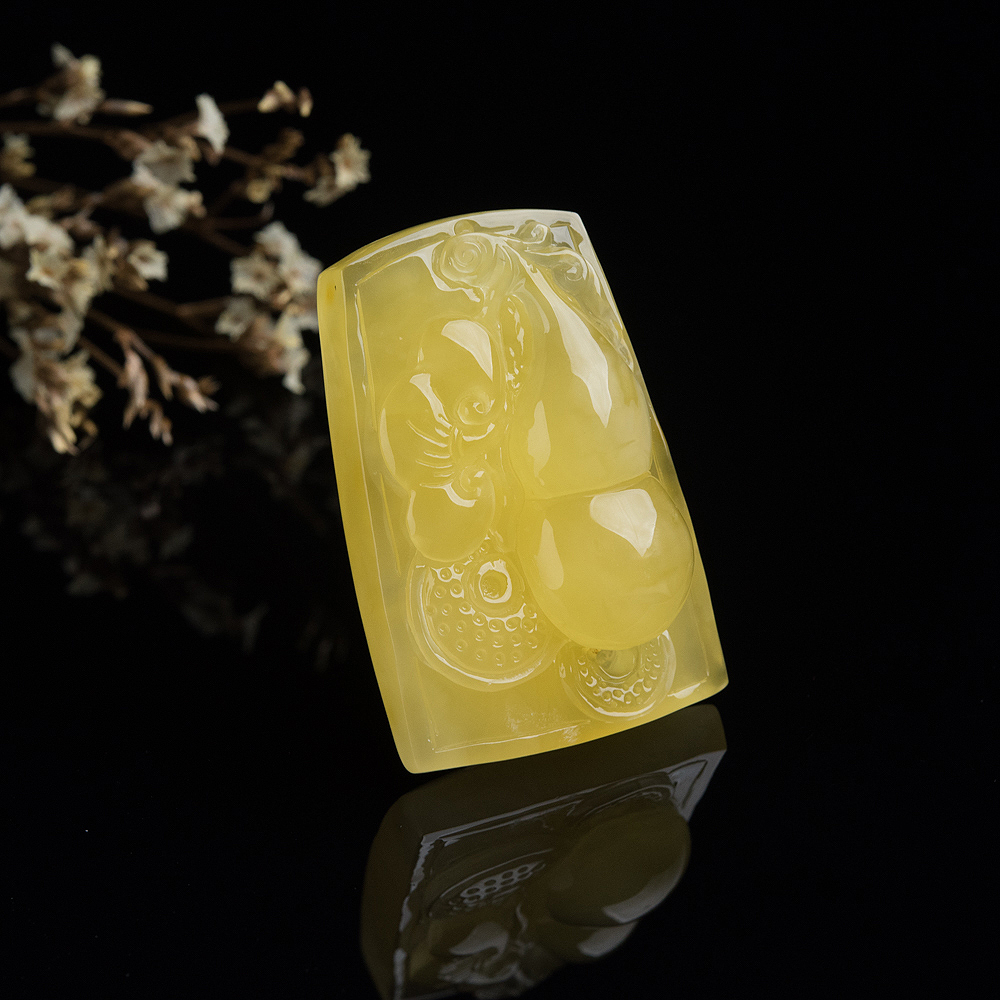 波罗的海蜜蜡葫芦吊坠-红掌柜