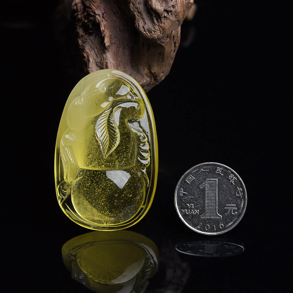 波罗的海蜜蜡葫芦吊坠-红掌柜