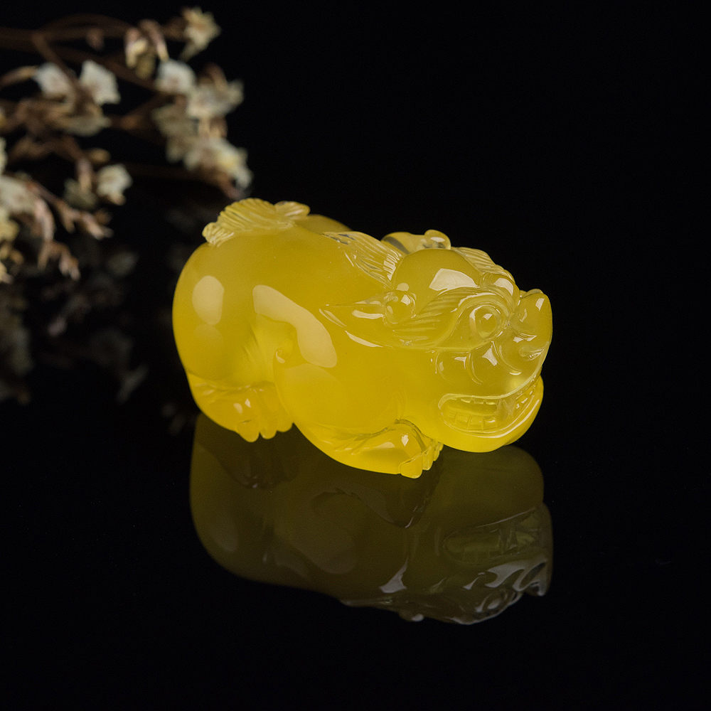 天然蜜蜡貔貅吊坠-红掌柜