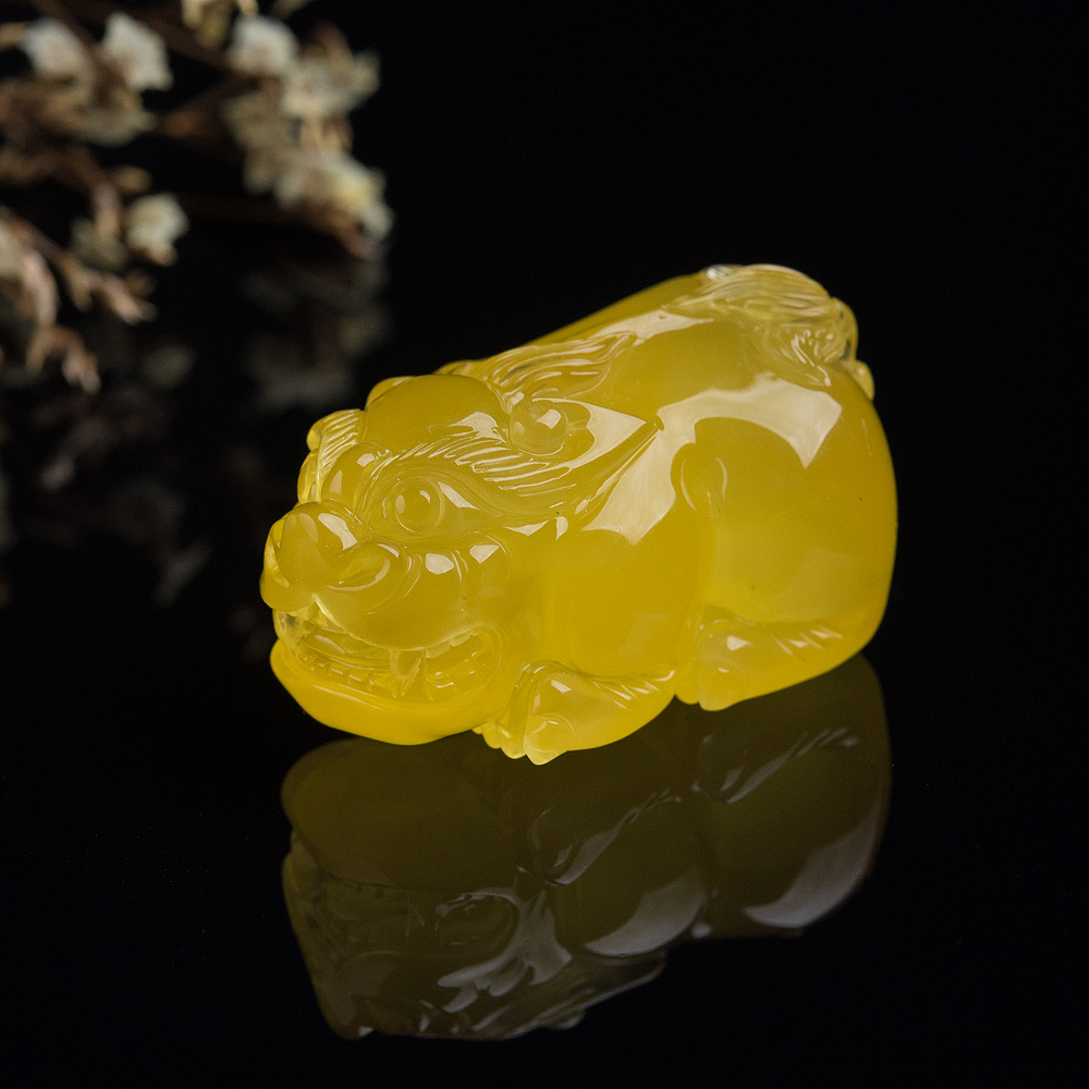 波罗的海蜜蜡貔貅吊坠-红掌柜