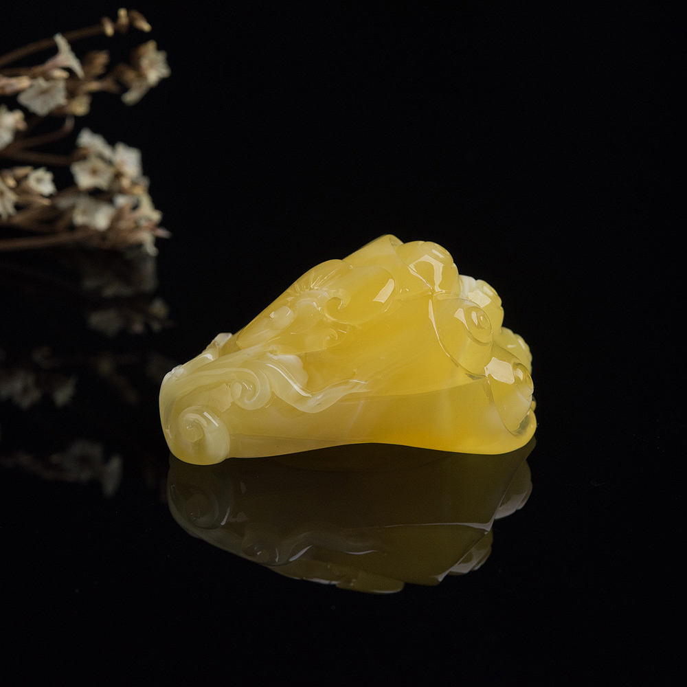 天然蜜蜡连生贵子挂坠-红掌柜