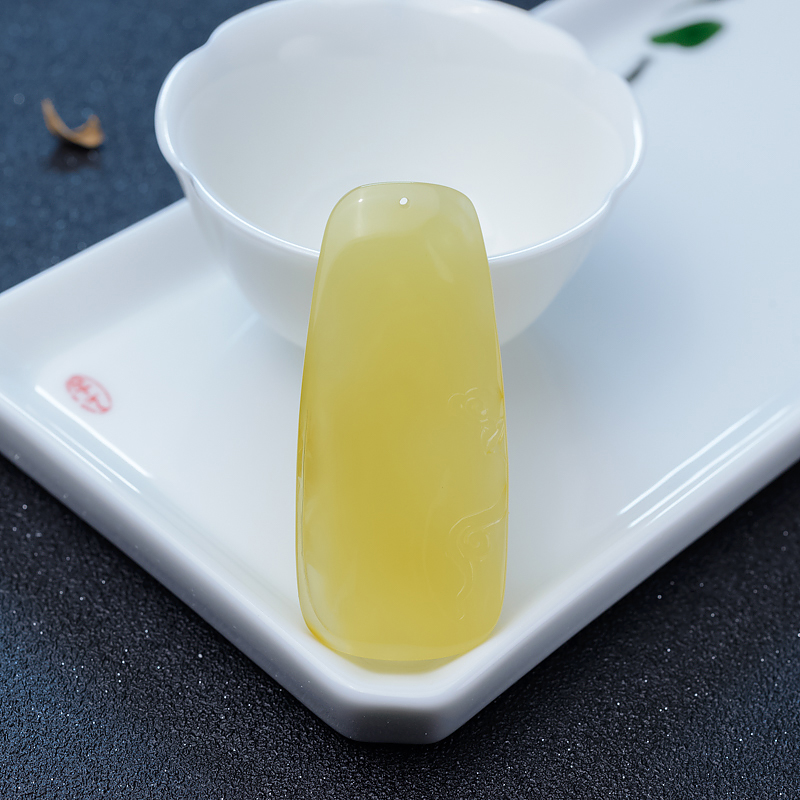 波罗的海天然蜜蜡福在眼前吊坠-红掌柜