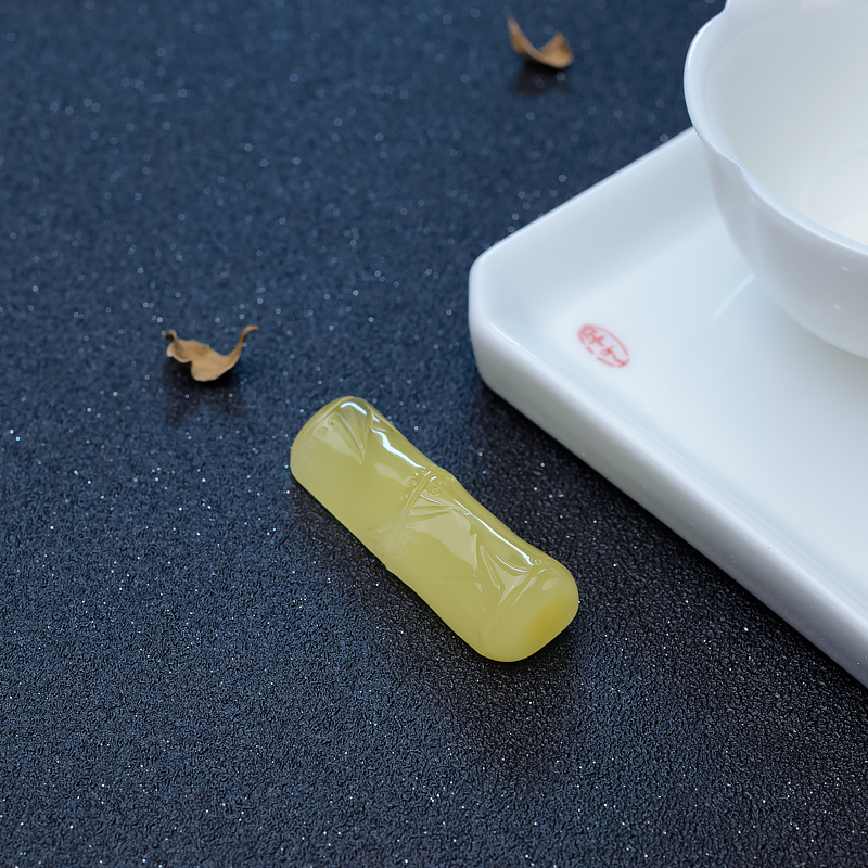 波罗的海天然柠檬黄蜜蜡吊坠-红掌柜