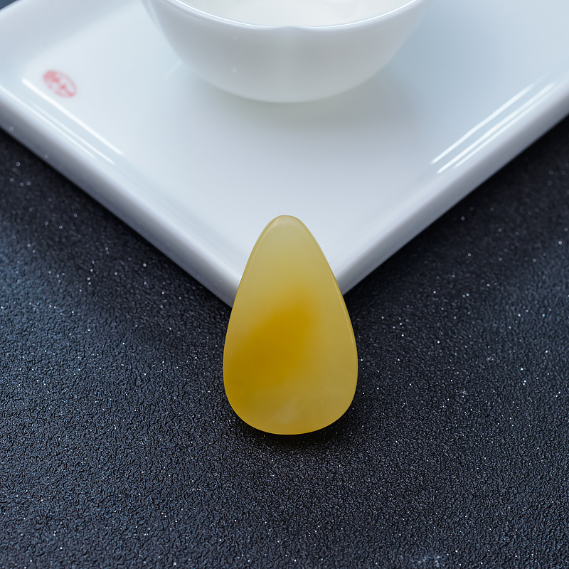 波罗的海天然蜜蜡水滴吊坠-红掌柜