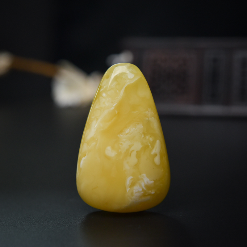 蜜蜡吊坠-红掌柜