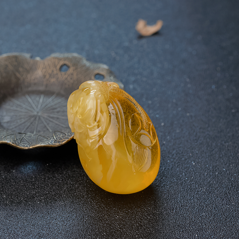 鸡油黄金绞蜜钱袋-红掌柜