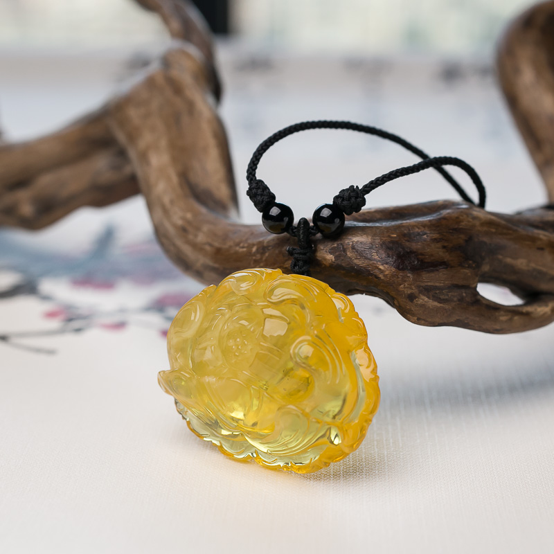 金绞蜜花开富贵吊坠-红掌柜