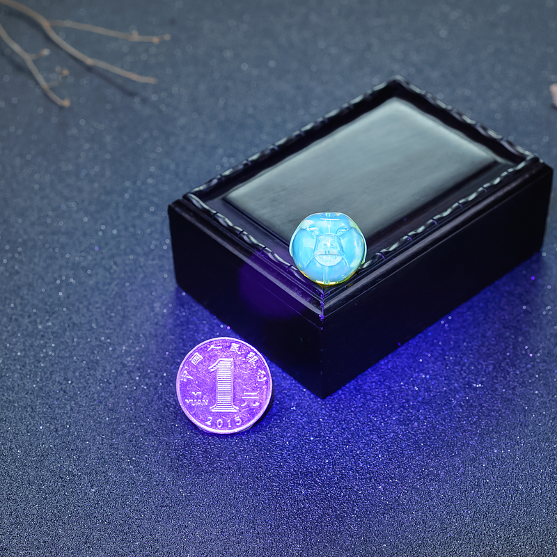 蓝珀圆珠-红掌柜