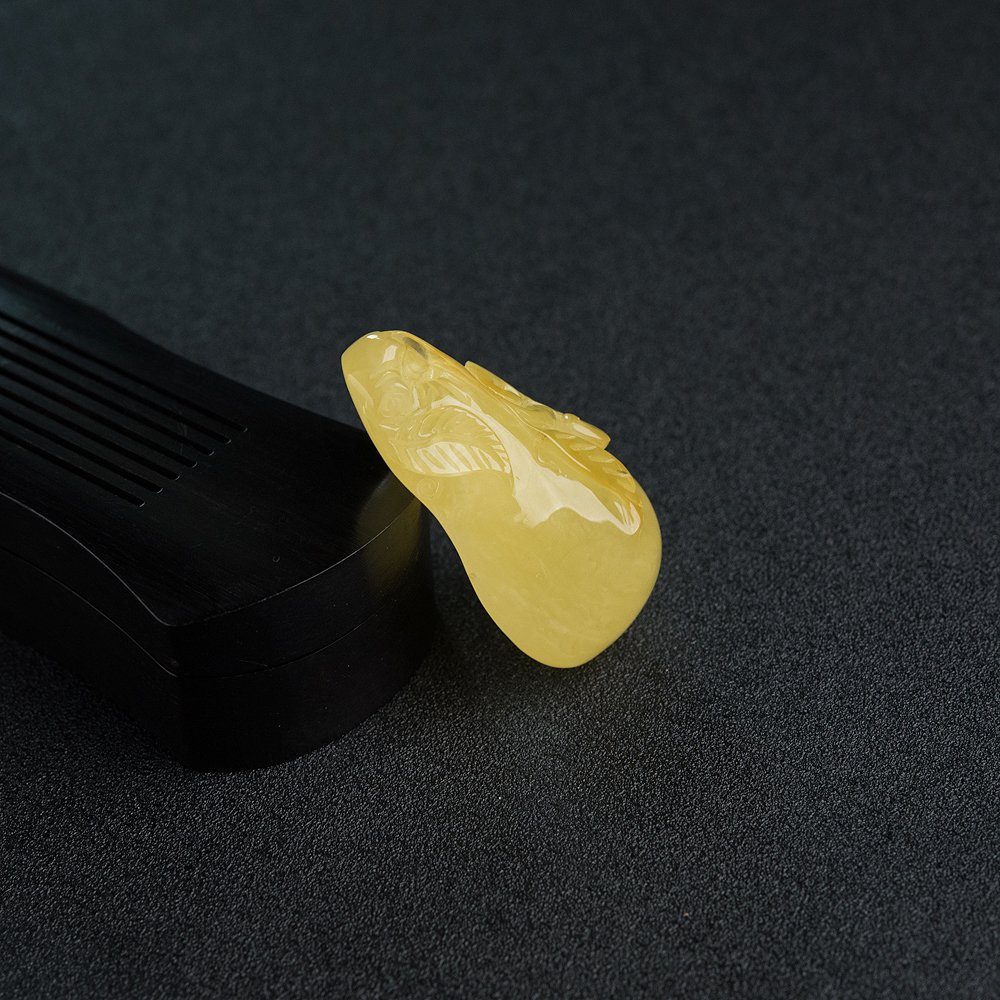 天然蜜蜡福瓜吊坠-红掌柜