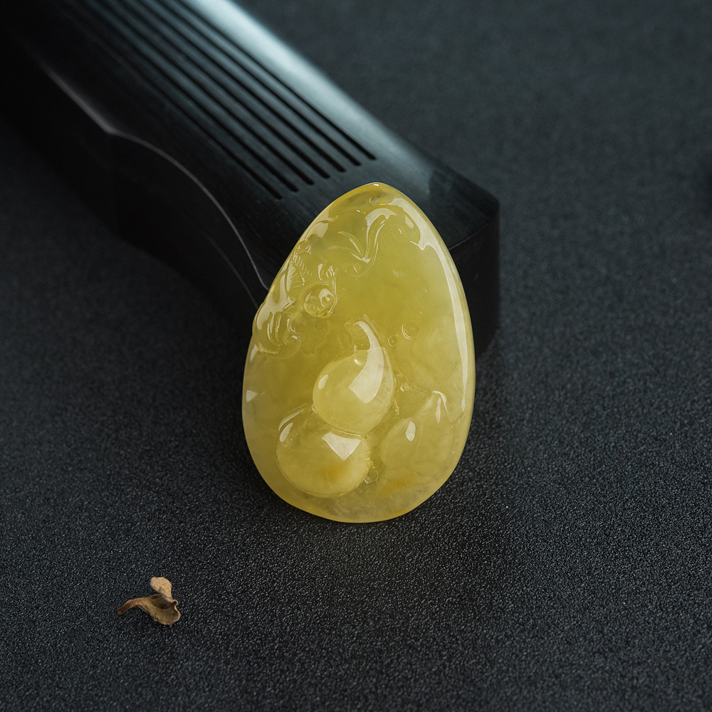 蜜蜡葫芦挂坠-红掌柜