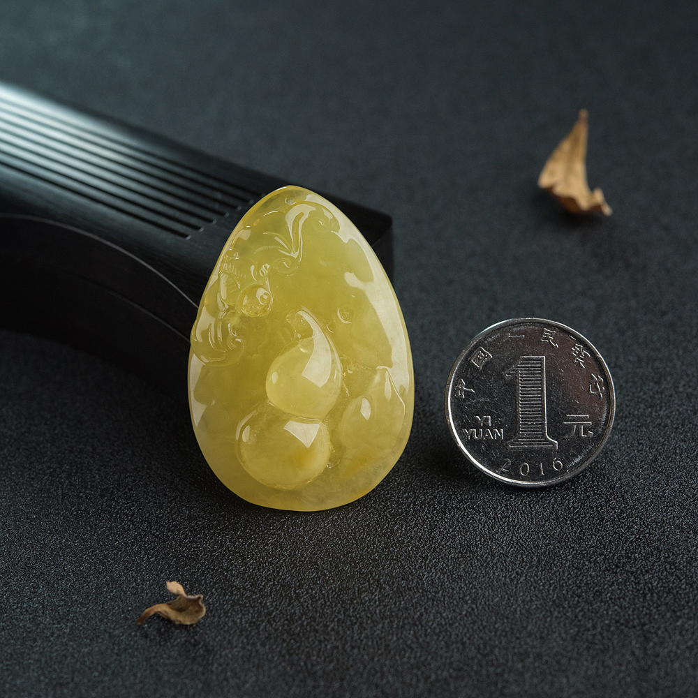 波罗的海蜜蜡葫芦吊坠-红掌柜