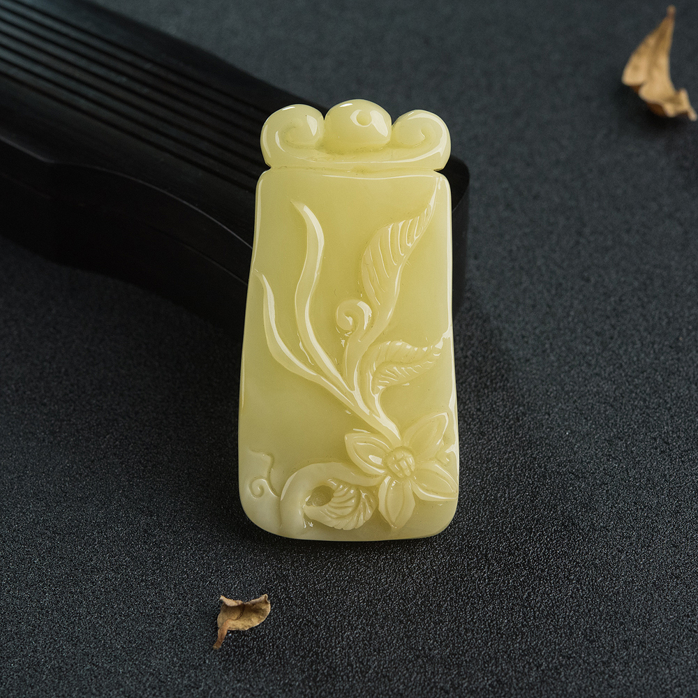 波罗的海蜜蜡花吊坠-红掌柜