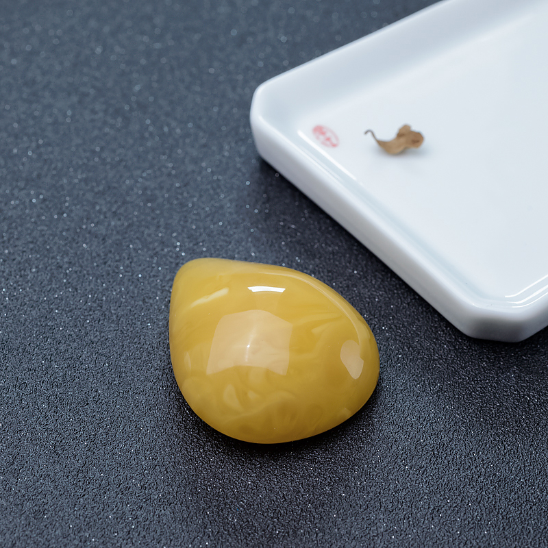 蜜蜡水滴-红掌柜