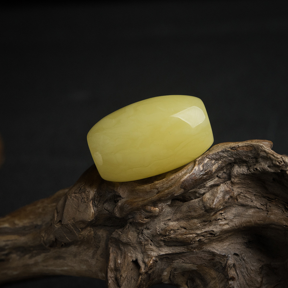 天然蜜蜡桶珠-红掌柜