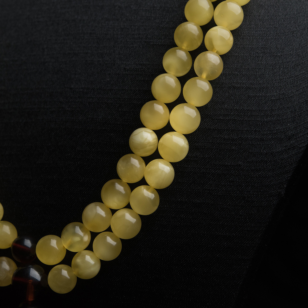 蜜蜡108佛珠-红掌柜