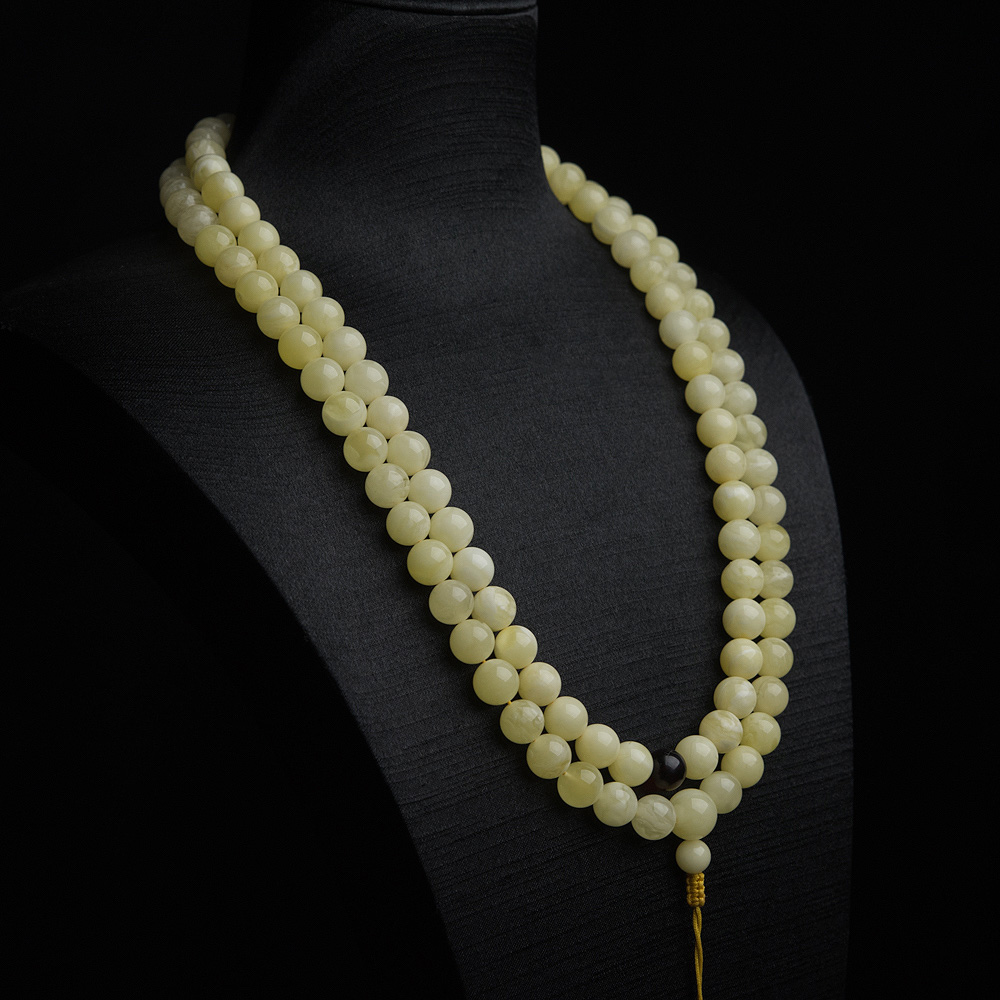 蜜蜡108佛珠-红掌柜