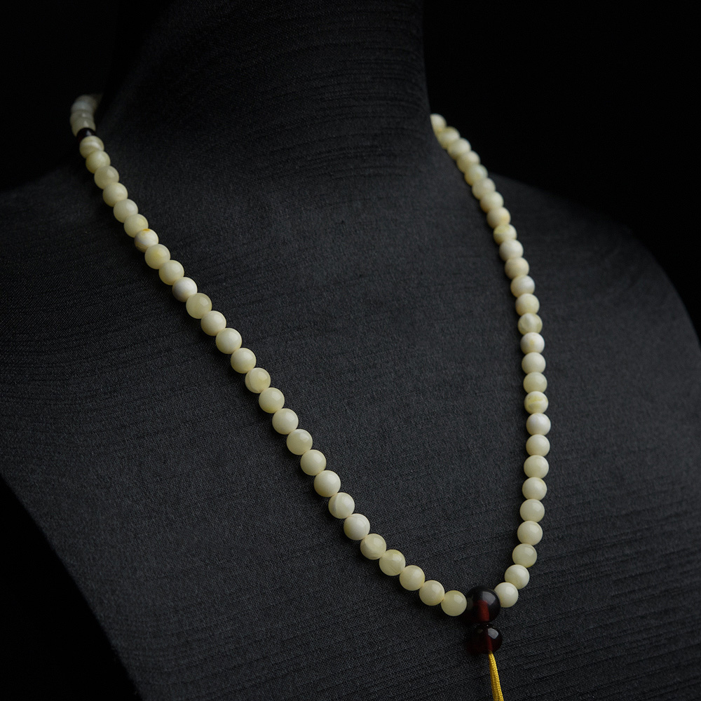 蜜蜡108佛珠-红掌柜