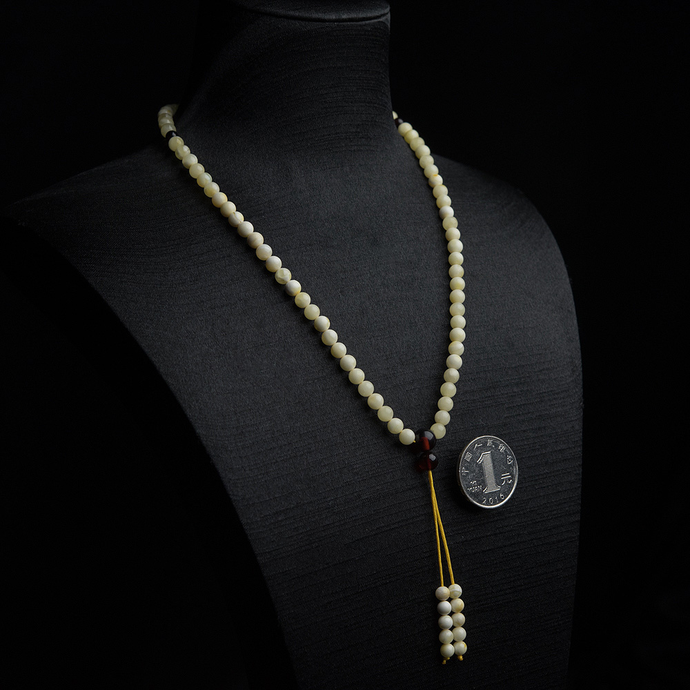 波罗的海蜜蜡108佛珠-红掌柜