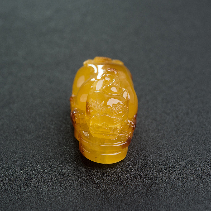 蜜蜡貔貅吊坠-红掌柜