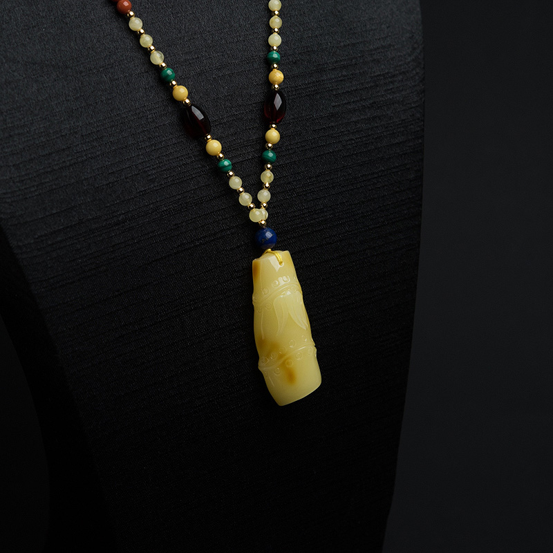 波罗的海蜜蜡节节高升项链-红掌柜