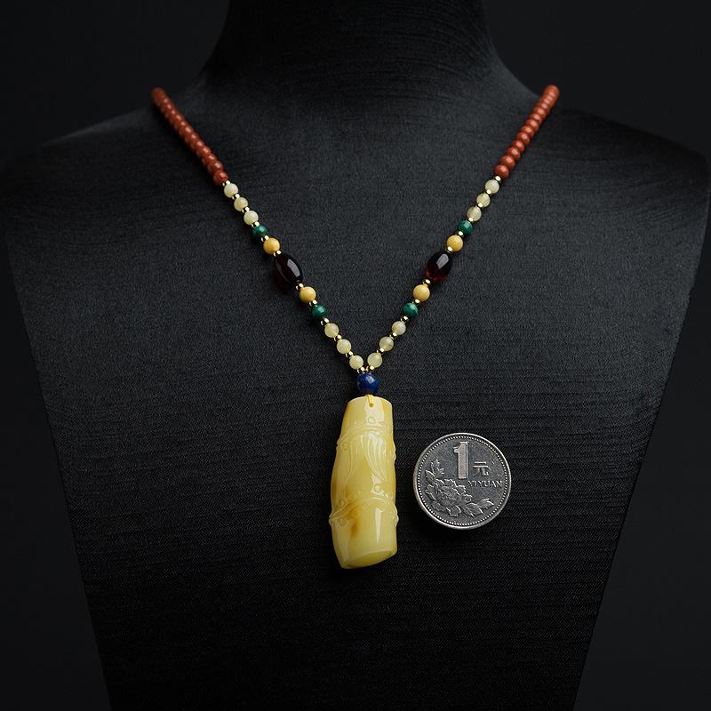 波罗的海天然蜜蜡节节高升项链-红掌柜