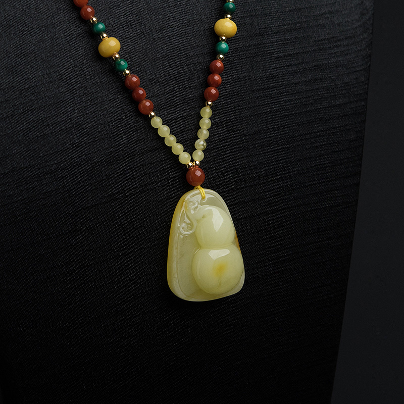 波罗的海蜜蜡葫芦项链-红掌柜