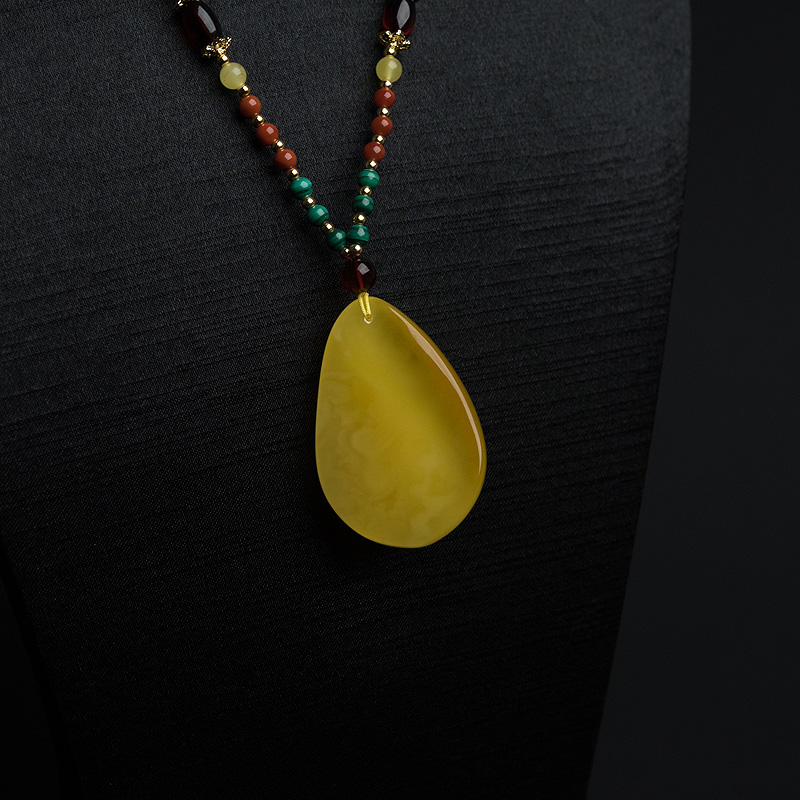 波罗的海蜜蜡随形项链-红掌柜