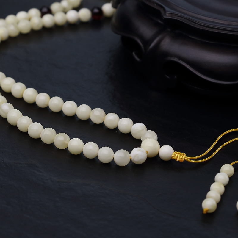 波罗的海天然蜜蜡108佛珠-红掌柜