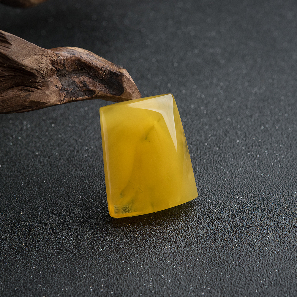 蜜蜡无事牌吊坠-红掌柜