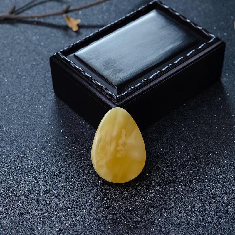 蜜蜡吊坠-红掌柜