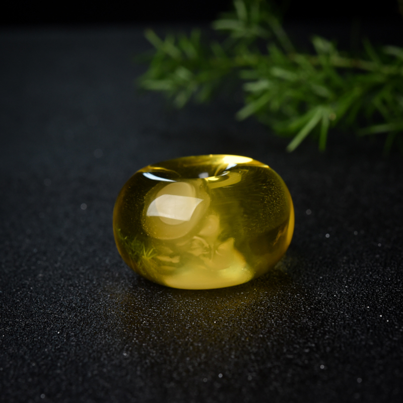 鸡油黄金绞蜜平安扣吊坠-红掌柜