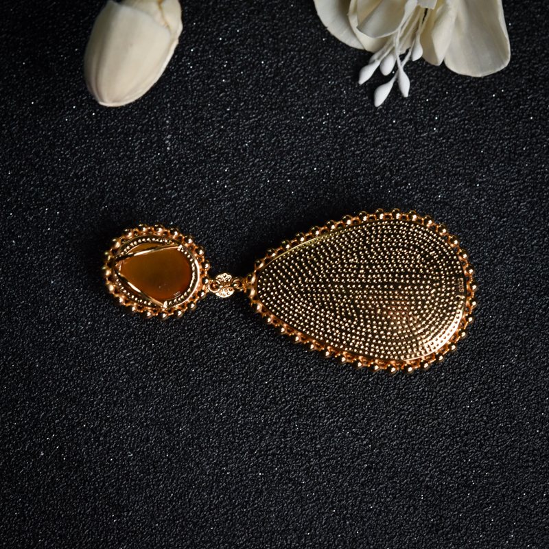 金绞蜜水滴吊坠-红掌柜