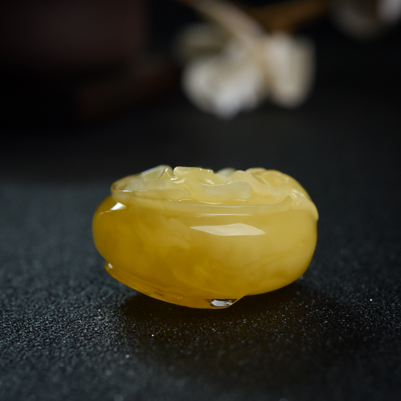 波罗的海蜜蜡幸福连连平安扣吊坠-红掌柜