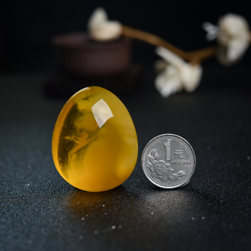 蜜蜡随形吊坠-红掌柜