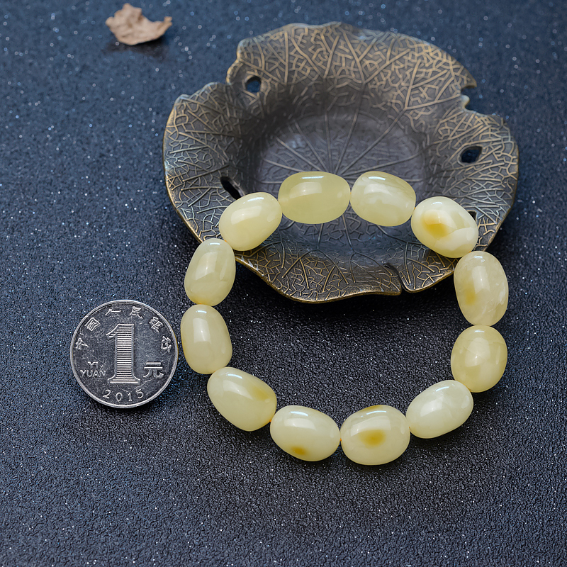 蜜蜡随形手串-红掌柜