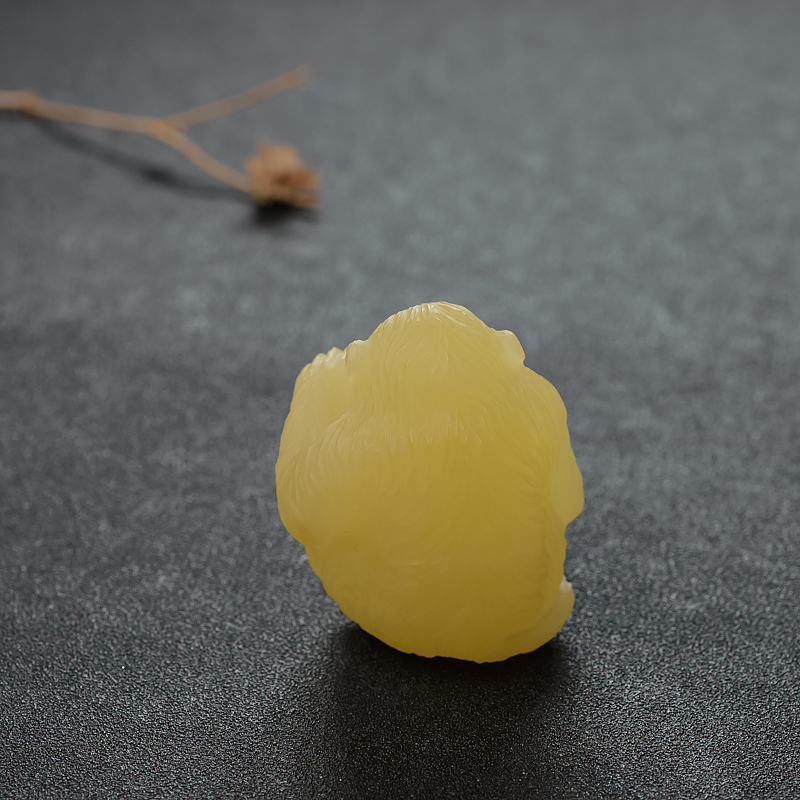 蜜蜡灵猴献寿-红掌柜