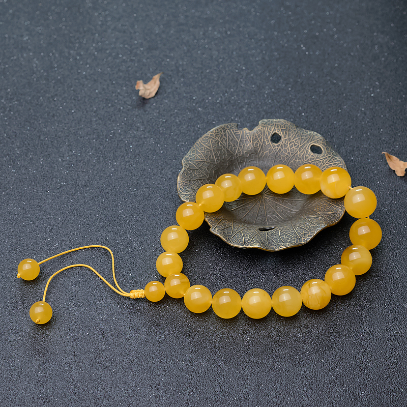 天然蜜蜡手持-红掌柜