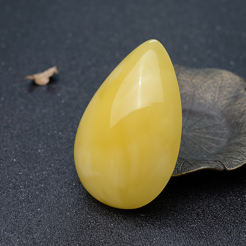 蜜蜡随形吊坠-红掌柜