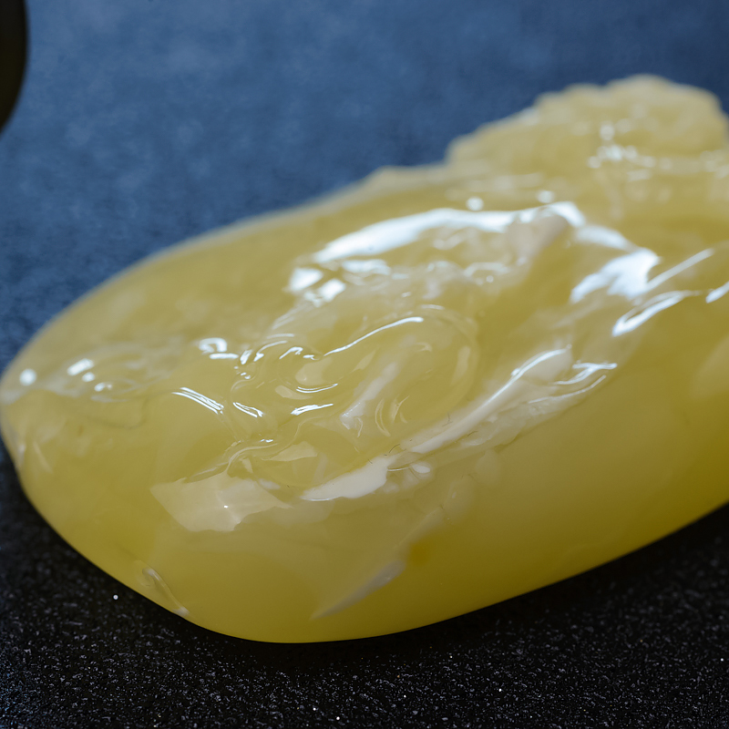 白花蜜蜡长寿吊坠-红掌柜