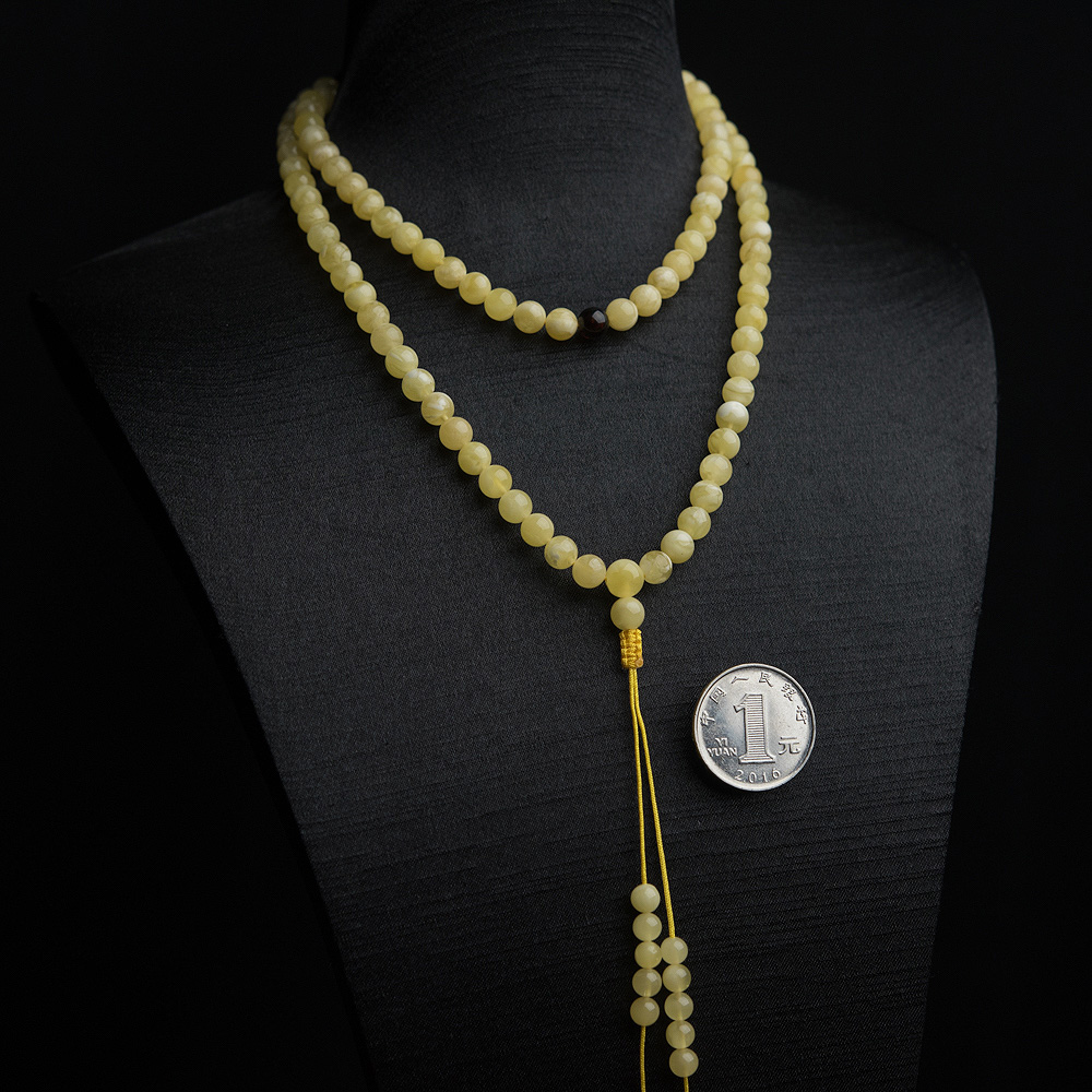 波罗的海蜜蜡108佛珠-红掌柜