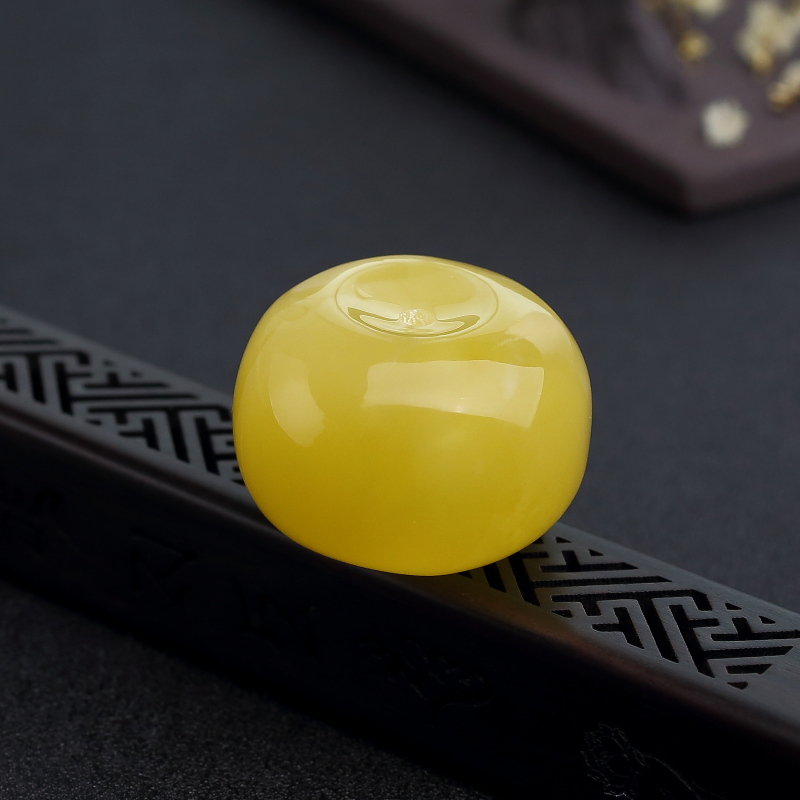 鸡油黄蜜蜡-红掌柜