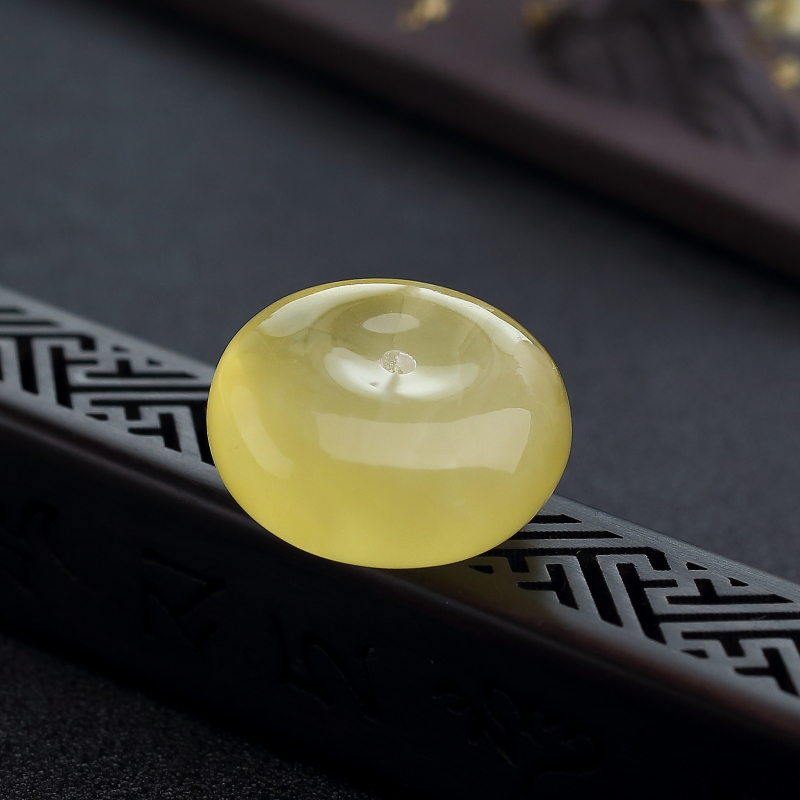 蜜蜡平安扣吊坠-红掌柜