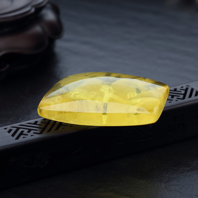 波罗的海天然鸡油黄金绞蜜吊坠-红掌柜