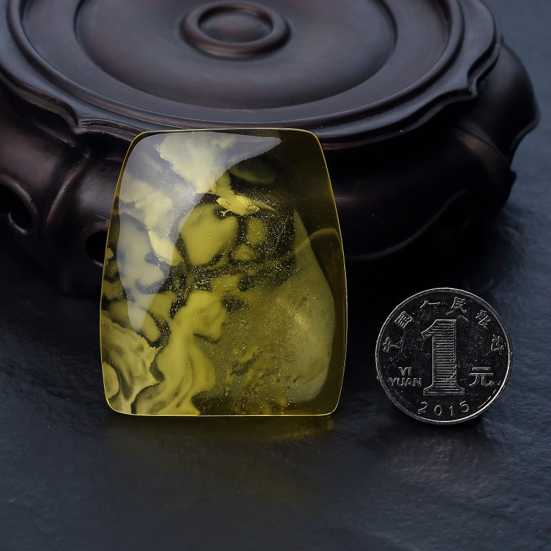 鸡油黄金绞蜜无事牌吊坠-红掌柜