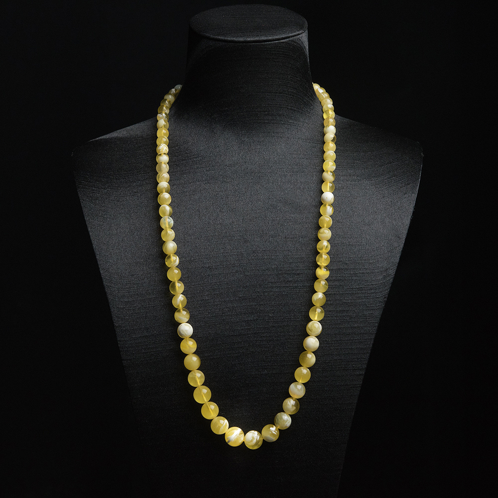 白花蜜蜡塔链-红掌柜