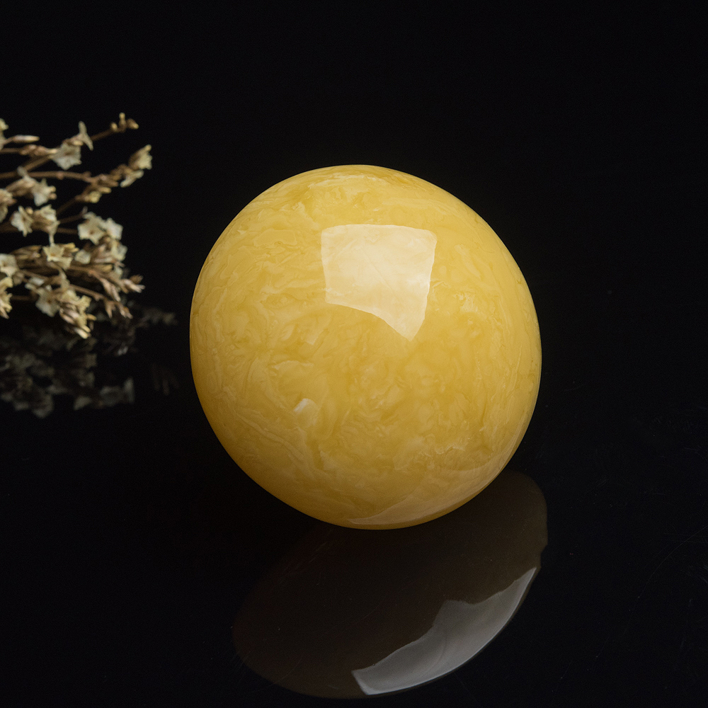 波罗的海蜜蜡圆形吊坠-红掌柜