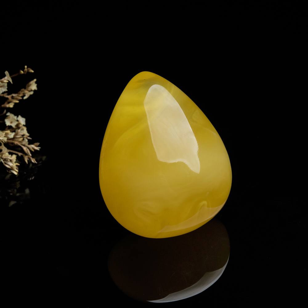 蜜蜡水滴吊坠-红掌柜