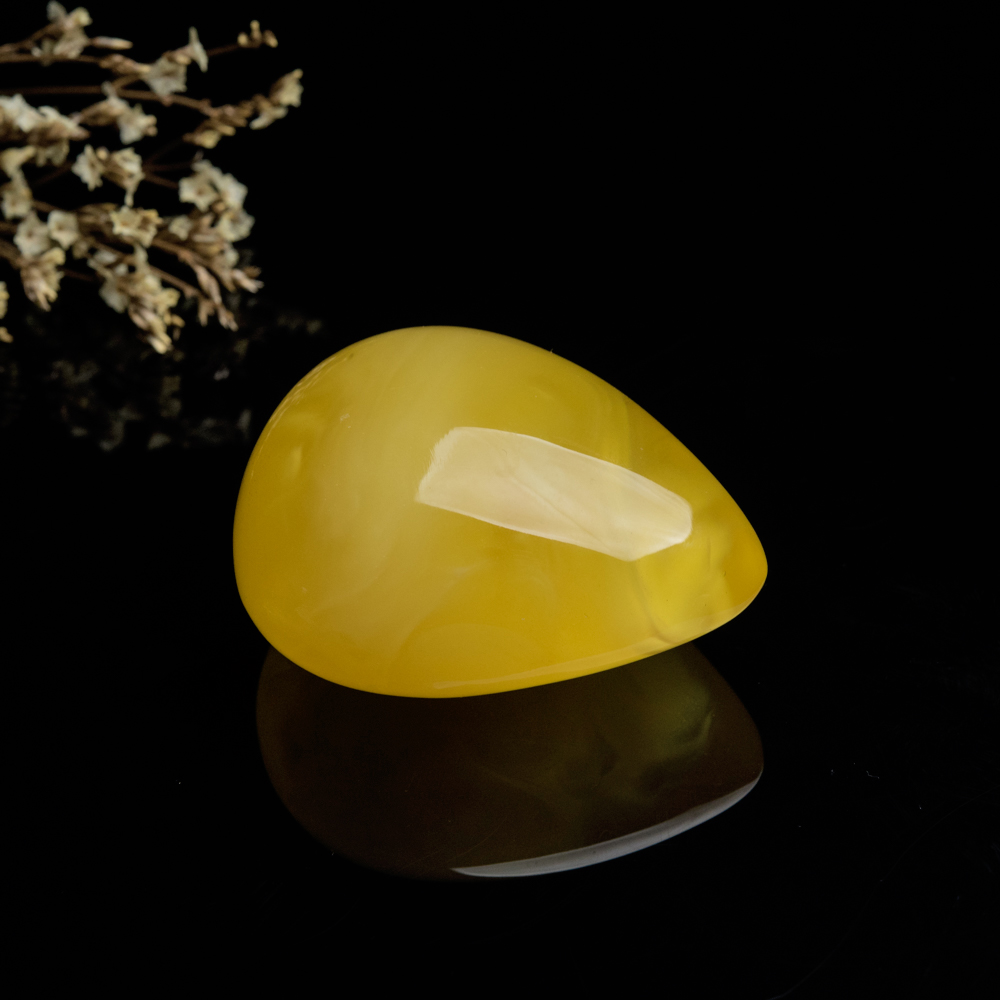 蜜蜡水滴吊坠-红掌柜